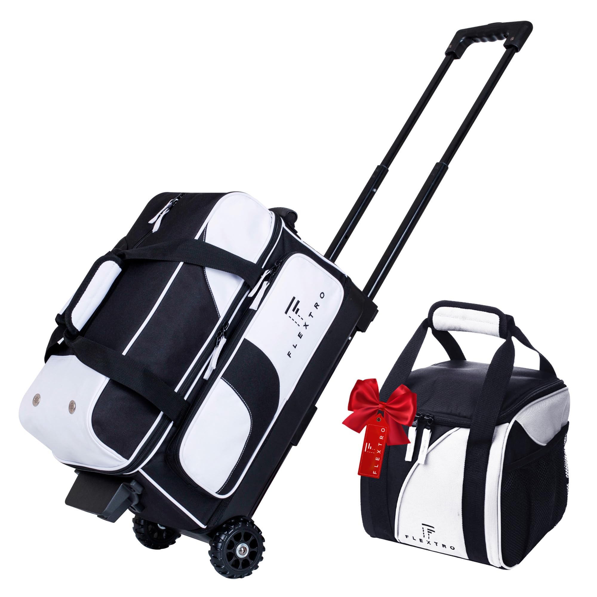 Flextro 2 Ball Bowling Bag with Wheels for Bowling Enthusiasts on the Go
| 2 Ball Double Roller Trolley with Compartmen