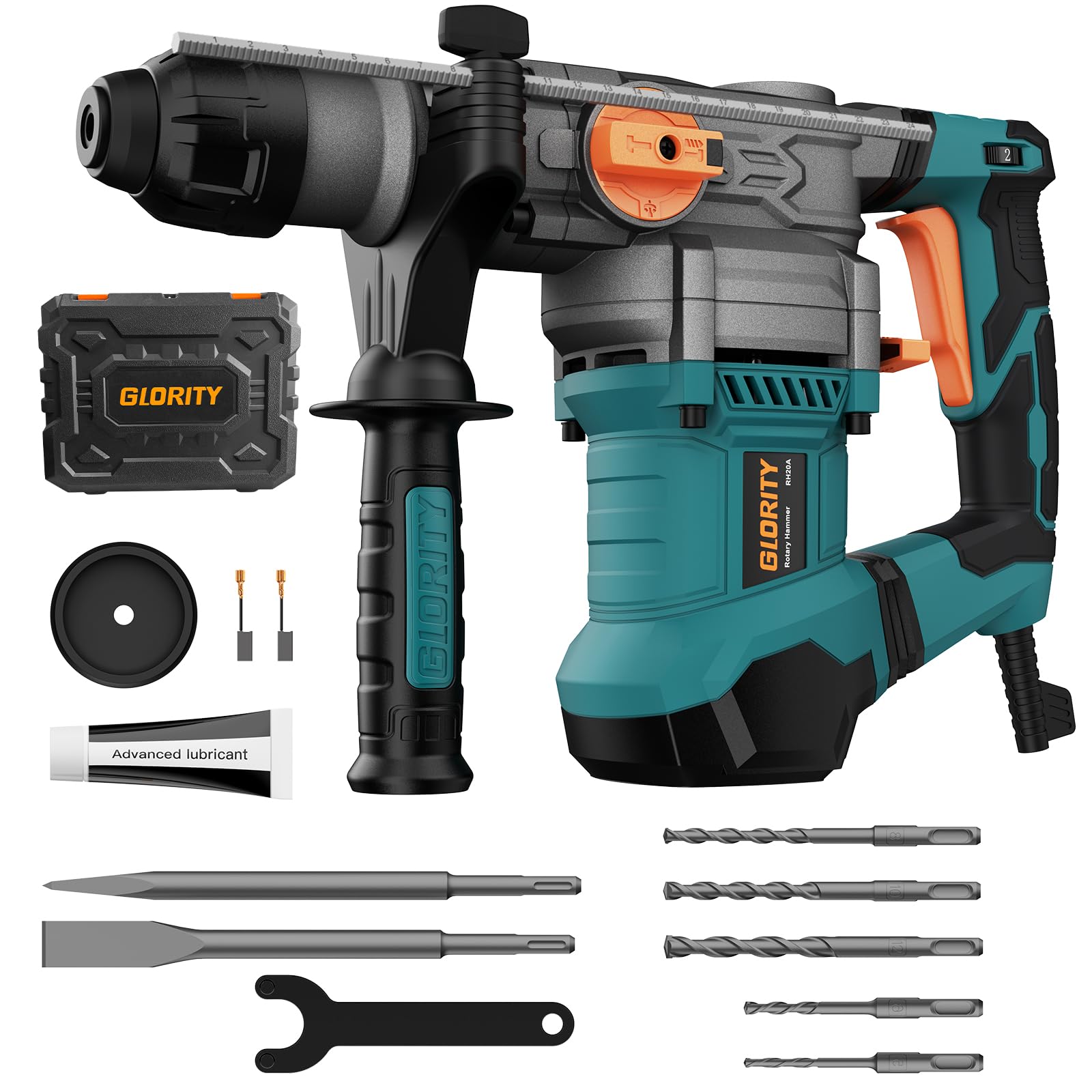 13 Amp SDS-Plus Heavy Duty Rotary Hammer Drill for Professionals in Construction Sites
| Safety Clutch 1-1/4 Inch SDS-P
