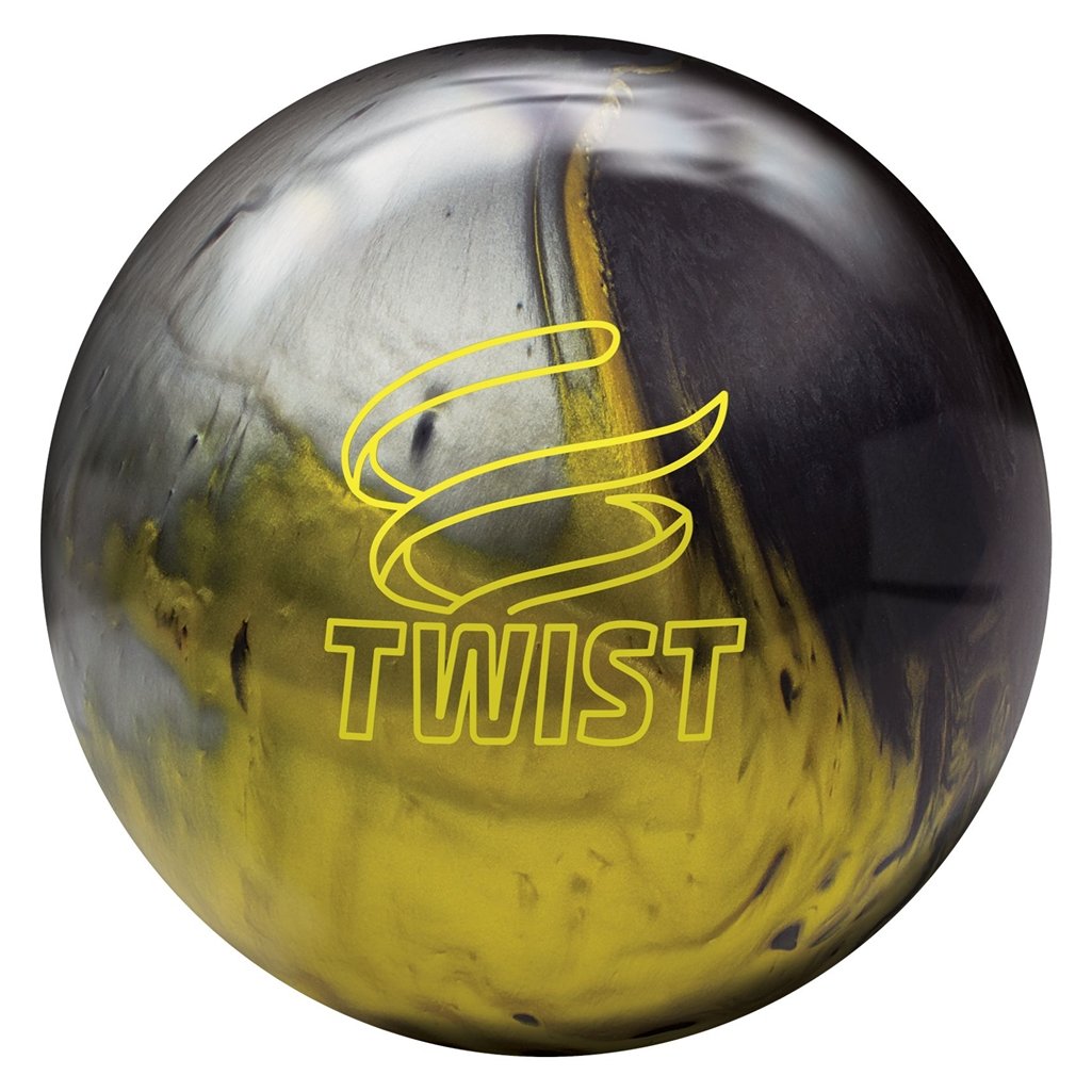 Brunswick Bowling Twist Reactive Ball for High-Traffic Lanes, Professional Bowlers, Competitive Tournaments, Durable Con